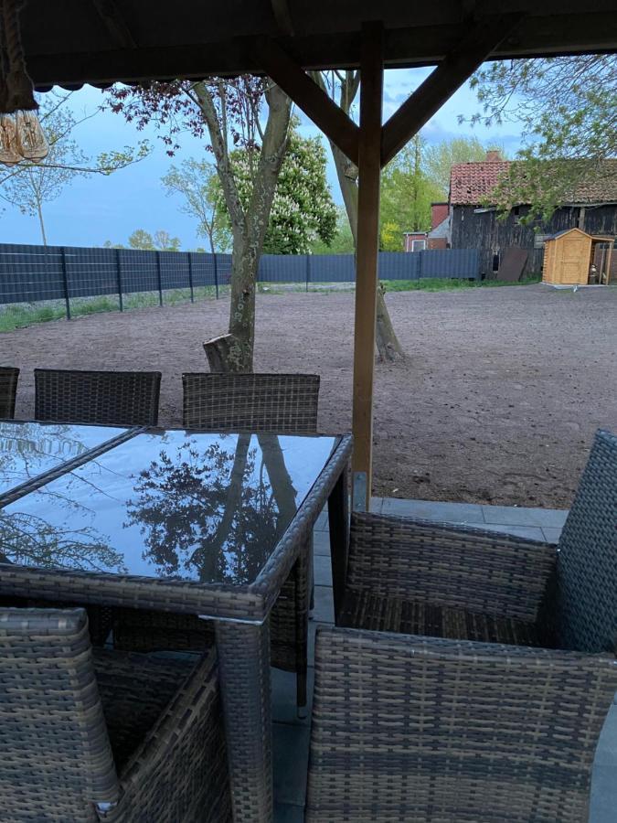 Villa Haus Am Deich Butjadingen Esterno foto